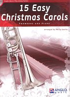 15 Easy Christmas Carols + CD / puzon i fortepian