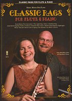 CLASSIC RAGS For Flute & Piano + CD / fletu