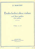 MARTINU - ETUDES FACILES A DEUX VIOLONS 1 - studies for two violins