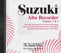SUZUKI ALTO RECORDER 1 & 2 - CD / klavírní doprovod