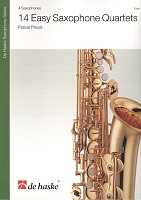 14 Easy Saxophone Quartets (AAAA or TTTT) / score + parts