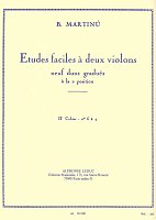 MARTINU - ETUDES FACILES A DEUX VIOLONS 2 - studies for two violins