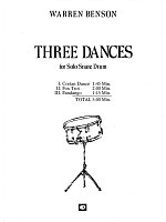 THREE DANCES for Solo Snare Drum / Tři tance pro malý buben
