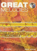 GREAT MELODIES FOR FLUTE + CD / nine original songs in the rhythm of popular music