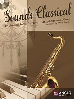 Sounds Classical - 17 Graded Solos + CD / tenorový saxofon a klavír