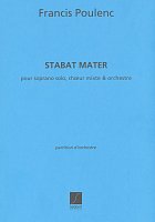 STABAT MATER by Francis Poulenc / partytura sopran solo, chór i ortiestra