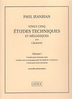 Jeanjean: Vingt Cinq Etudes Techniques et Melodiques 1 (1-13) / 25 technických a melodických etud 1 (cvičení 1-13)