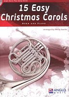 15 Easy Christmas Carols + CD / waltornia (f horn) i fortepian