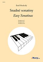 Hradecký Emil: SNADNÉ SONATINY (Łatwe sonatiny) / fortepian