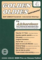 Golden Oldies for Accordion 4 / skladby v úpravě pro jeden nebo dva akordeony