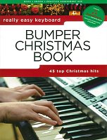 Really Easy Keyboard - BUMPER CHRISTMAS BOOK / 45 vánočních hitů