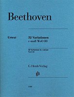 Beethoven: 32 Variationen c-moll WoO 80 (urtext) / klavír