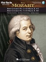 MOZART Concerto No. 2, K.417 & No. 3, K.447 + Audio Online  f horn / lesní roh