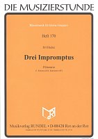 Drei Impromptus - Jiří Hudec / 3 pieces for 3 flutes