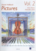 PICTURES 2 by Daniel Hellbach + CD / violoncello a klavír