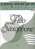 CLASSIC FESTIVAL SOLOS 2 / alto saxophone - solo book