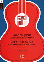 Česká kytara II. - czeskie piosenki świąteczne w opracowaniu na 1, 2 lub 3 gitary.
