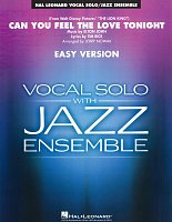 Can You Feel the Love Tonight - Vocal Solo with Jazz Ensemble - score + parts