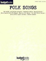 BUDGETBOOKS - FOLK SONGS piano/vocal/guitar