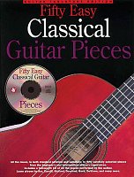 Fifty Easy Classical Guitar Pieces + CD / jednoduchá kytara + tabulatura