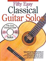 Fifty Easy Classical Guitar Solos + CD / jednoduchá kytara + tabulatura