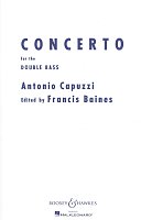 Capuzzi: Concerto for the Double Bass and Piano / double bass + piano