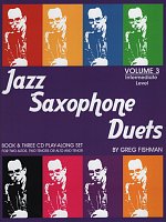JAZZ SAXOPHONE DUETS 3 + 3x CD // alto/tenor saxophones