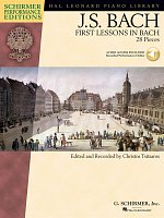 J.S.BACH - First Lesson in Bach (28 pieces) + Audio Online / piano solos