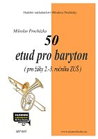 50 studies for baritone (grade 2-3) - Miloslav Procházka