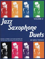 JAZZ SAXOPHONE DUETS 2 + 3x CD // alto/tenor saxophones