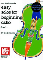 EASY SOLOS FOR BEGINNING CELLO / violoncello a klavír