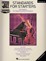 Easy Jazz Play-Along 2 - STANDARDS FOR STARTERS + CD / 18  jazzových standardů pro začátečníky