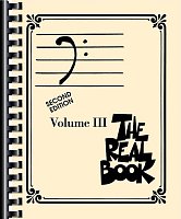 THE REAL BOOK III - Bass Clef edition - melody/chords