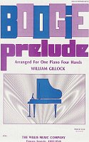 Boogie Prelude by William Gillock / 1 piano 4 hands