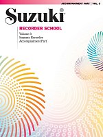 SUZUKI SOPRANO RECORDER SCHOOL 3 - akompaniament fortepianowy