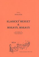 CLASSICAL MENUET & MORAVO,MORAVO for two Bb instruments & piano accompaniment
