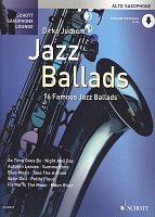 JAZZ BALLADS (16 famous jazz ballads) + Audio Online / alto sax & piano