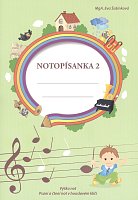 NOTOPÍSANKA 2 - psaní not a čtení not v houslovém klíči