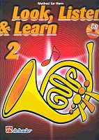 LOOK, LISTEN & LEARN 2 + CD method for horn / lesní roh
