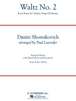 Waltz No.2 by D. Shostakovich - string orchestra / score + parts