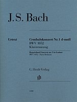 Bach: Cembalokonzert Nr.1 d-moll, BWV 1052 (urtext) / 2 klavíry 4 ruce