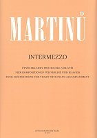 MARTINU: INTERMEZZO - four compositions for violin with piano accompaniment