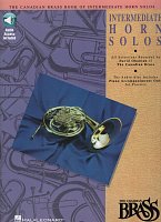 THE CANADIAN BRASS - INTERMEDIATE HORN SOLOS + Audio Online /  waltornia (f horn) i fortepian