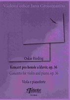 Rieding, Oskar: Concerto for violin and piano, op.36 - arrangement for viola and piano