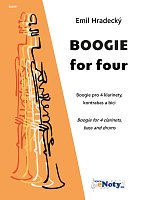 BOOGIE for four - Emil Hradecký / boogie for 4 clarinets (+ bass & drums)