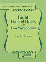 Eight Concert Duets for Two Saxophones / Osm koncertních duet pro dva saxofony