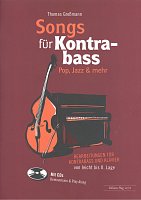 Songs für Kontrabass (pop, jazz & mehr) + Audio Online / kontrabas a klavír