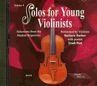 SOLOS FOR YOUNG VIOLINISTS 4 - CD with piano accompaniment
