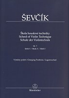 Otakar Ševčík - Opus1, School of Violin Technique, book 3 (Changing Positions)