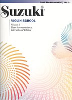 SUZUKI VIOLIN SCHOOL volume 2 - piano accompaniment